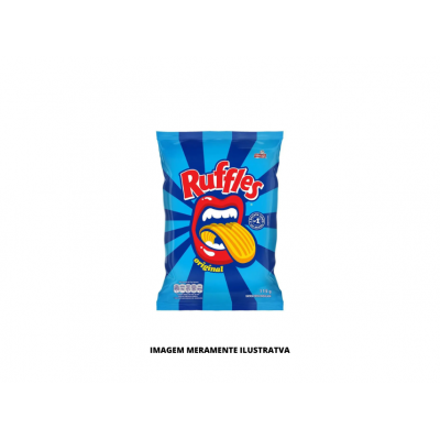 SALGADINHO - ELMA CHIPS - 115g RUFFLES SAL